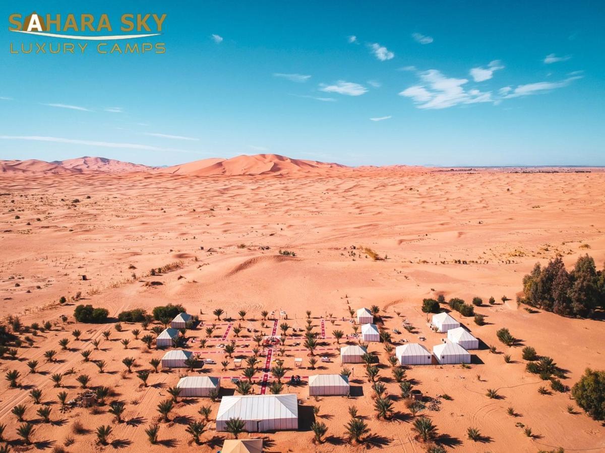 Hotel Sahara Sky Luxury Camp Merzouga Exterior foto